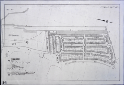 853528 Plattegrond van een deel van de stad Utrecht (het gebied tussen de Ridderschapsvaart/ Willem de Zwijgerstraat/ ...